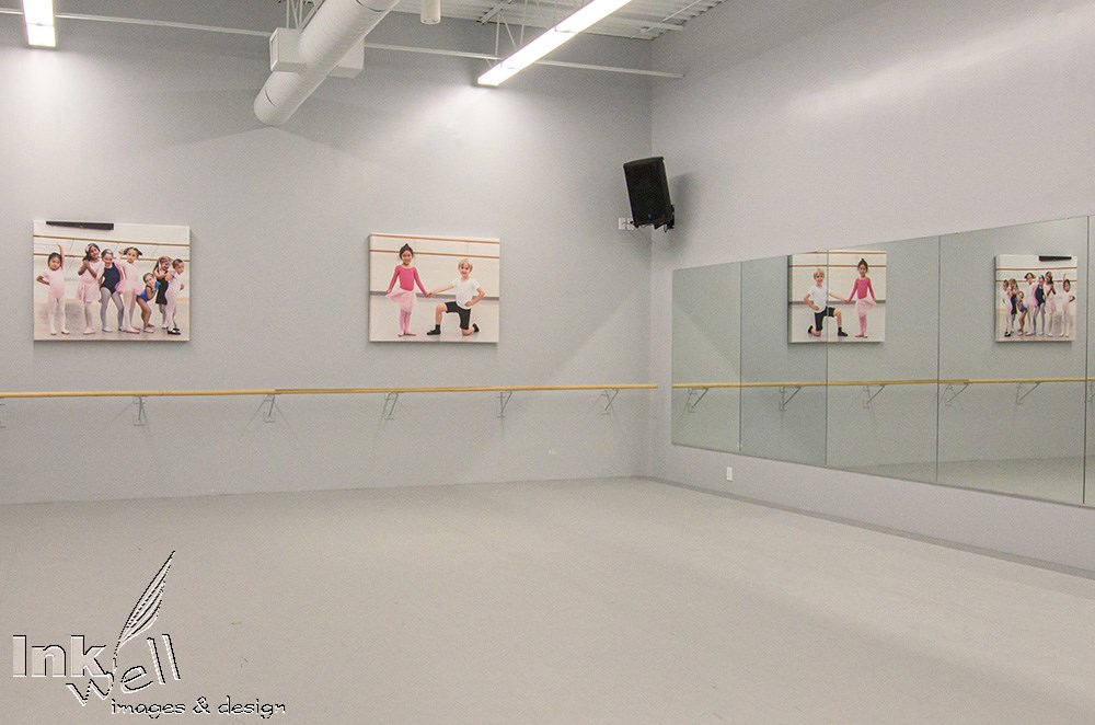 Canvas Print, Artwork in a dance room