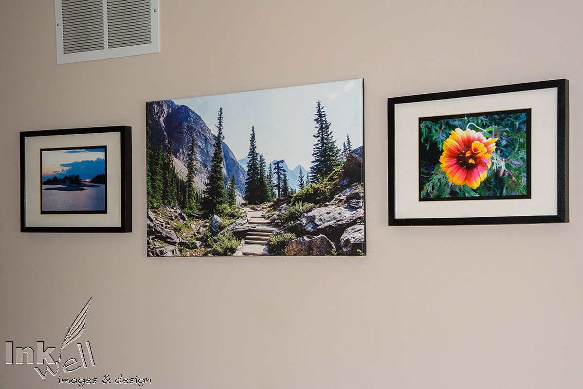Canvas Print, Above Morraine Lake