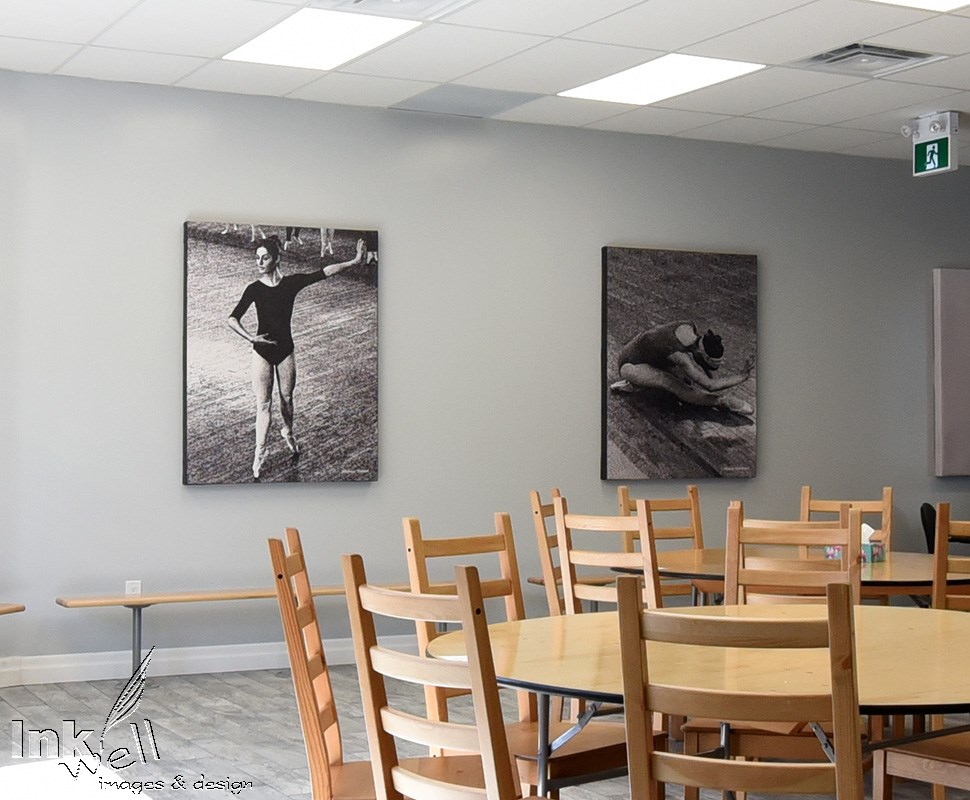 Canvas Print in Lunchroom